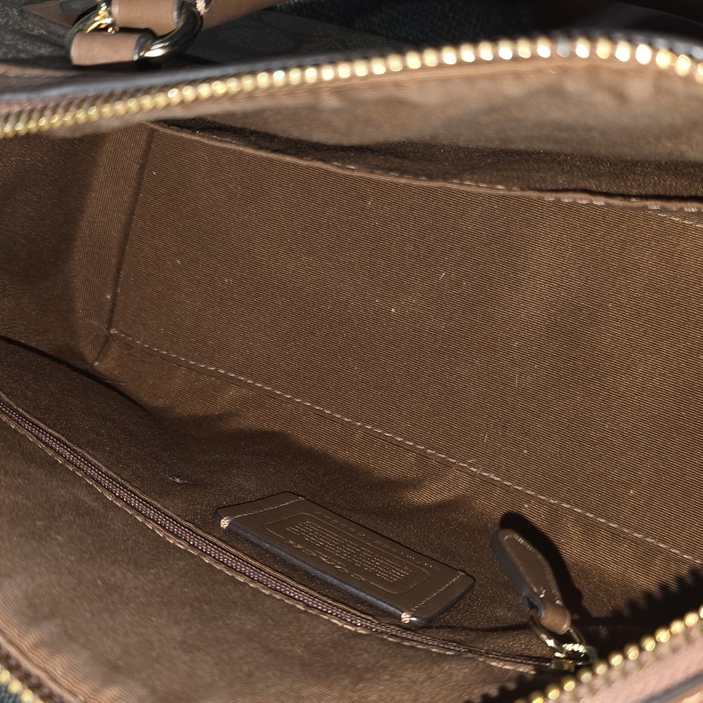 Coach Tan and Brown Satchel - Picture 7 of 8